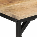 Eettafel 110X55X75 Cm Massief Ruw Mangohout