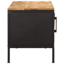 Tv-Meubel 110X35X40 Cm Massief Ruw Mangohout