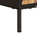 Tv-Meubel 110X35X40 Cm Massief Ruw Mangohout