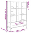 Boekenkast 02X30X4,5 Cm Bewerkt Hout Bruineikenkleurig