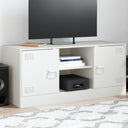 Tv-Meubel 99X39X44 Cm Staal Olijf