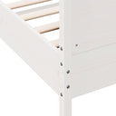 Bedframe Met Hoofdbord Massief Grenenhout