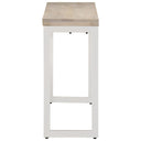 Wandtafel 110X35X76 Cm En Ijzer Bruin