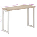 Wandtafel 110X35X76 Cm En Ijzer Bruin