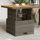 Tuintafel Poly Rattan En Acaciahout