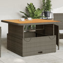 Tuintafel Poly Rattan En Acaciahout