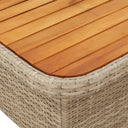 Tuintafel Poly Rattan En Acaciahout