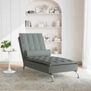 Massage Chaise Longue Met Bolster Stof