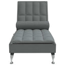 Massage Chaise Longue Met Bolster Stof