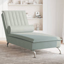 Massage Chaise Longue Met Bolster Fluweel