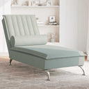 Massage Chaise Longue Met Bolster Fluweel