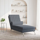 Massage Chaise Longue Met Bolster Fluweel