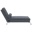 Massage Chaise Longue Met Bolster Fluweel