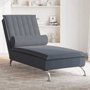 Massage Chaise Longue Met Bolster Fluweel