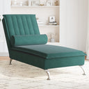 Massage Chaise Longue Met Bolster Fluweel