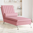 Massage Chaise Longue Met Bolster Fluweel