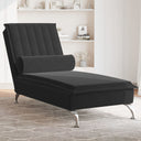 Massage Chaise Longue Met Bolster Fluweel