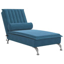 Massage Chaise Longue Met Bolster Fluweel