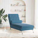 Massage Chaise Longue Met Bolster Fluweel