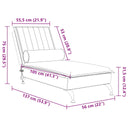 Massage Chaise Longue Met Bolster Fluweel