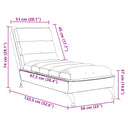 Chaise Longue Met Kussens Stof