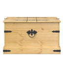 Opbergbox Corona 78X78X45 Cm Massief Grenenhout