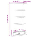 Cd-Kast Corona 52X17,5X103 Cm Massief Grenenhout