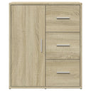 Dressoir 60X31X70 Cm Bewerkt Hout Kleurig