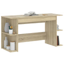 Bureau 140X50X75 Cm Bewerkt Hout Kleurig