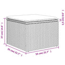 6-Delige Loungeset Met Kussens Poly Rattan