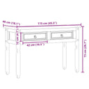 Wandtafel Corona 115X46X73 Cm Massief Grenenhout Ruw Mangohout (Naturel)