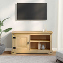 Tv-Meubel Corona 100X40X52 Cm Massief Grenenhout