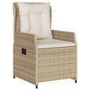 5-Delige Tuinset Met Kussens Poly Rattan
