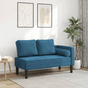 Chaise Longue Met Kussens Fluweel