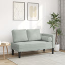 Chaise Longue Met Kussens Fluweel