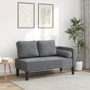 Chaise Longue Met Kussens Fluweel