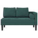 Chaise Longue Met Kussens Fluweel