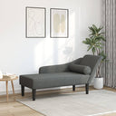 Chaise Longue Met Kussens Stof Kleurig