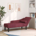 Chaise Longue Met Kussens Stof Kleurig