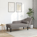 Chaise Longue Met Kussens Stof Kleurig