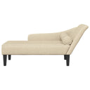 Chaise Longue Met Kussens Stof Kleurig