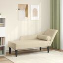 Chaise Longue Met Kussens Stof Kleurig