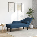 Chaise Longue Met Kussens Stof Kleurig