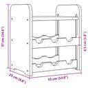 Wijnrek Met Bovenblad 33X25X37 Cm Massief Grenenhout