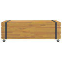 Salontafel 110X45X35 Cm Massief Teakhout