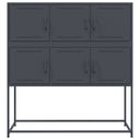 Dressoir 100,5X39X107 Cm Koudgewalst Staal Kleurig