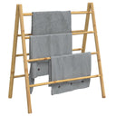 Handdoekladder Met 4 Sporten 90X50X100 Cm Bamboe