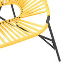 Set Tuinstoelen 3-Delig Poly Rattan