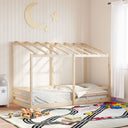 Kinderbed Met Bedhuis Massief Grenenhout