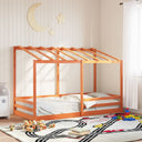 Kinderbed Met Bedhuis Massief Grenenhout